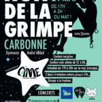 Nuit de la Grimpe Carbonne 2025 : escalade & musique le 24 mai !